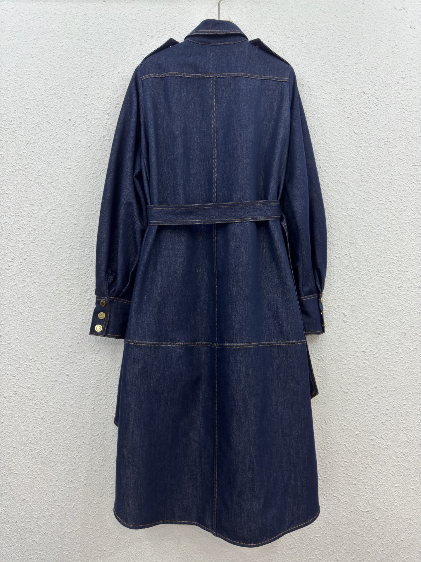 Stylish Denim Midi Dress - Long Sleeve, Casual Chic, Versatile Fit 4 i1757128577517 9571 0 2