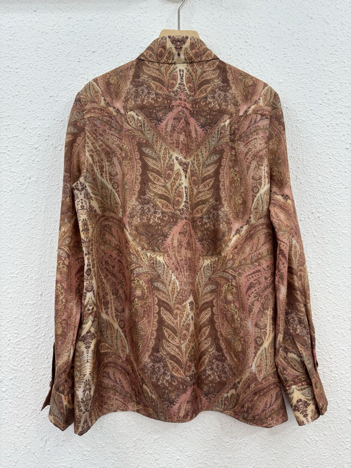 Elegant Silk Printed Top and Pants Set - Luxurious Comfort & Style 4 i1757742608822 6338 0 2