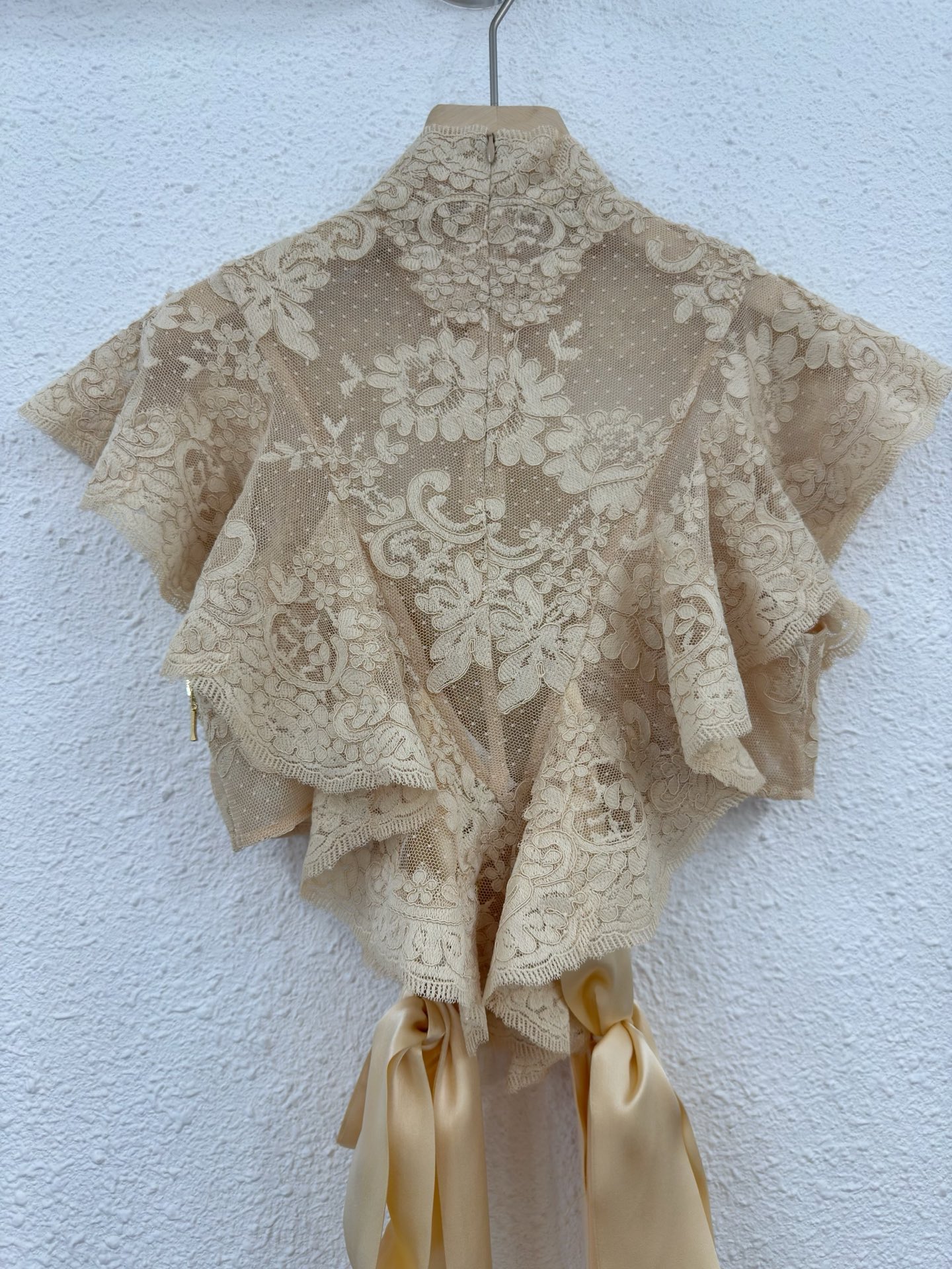 Lace Sheer Ribbon Top - Fashionable and Versatile Blouse 10 i1757750393665 5170 0 6