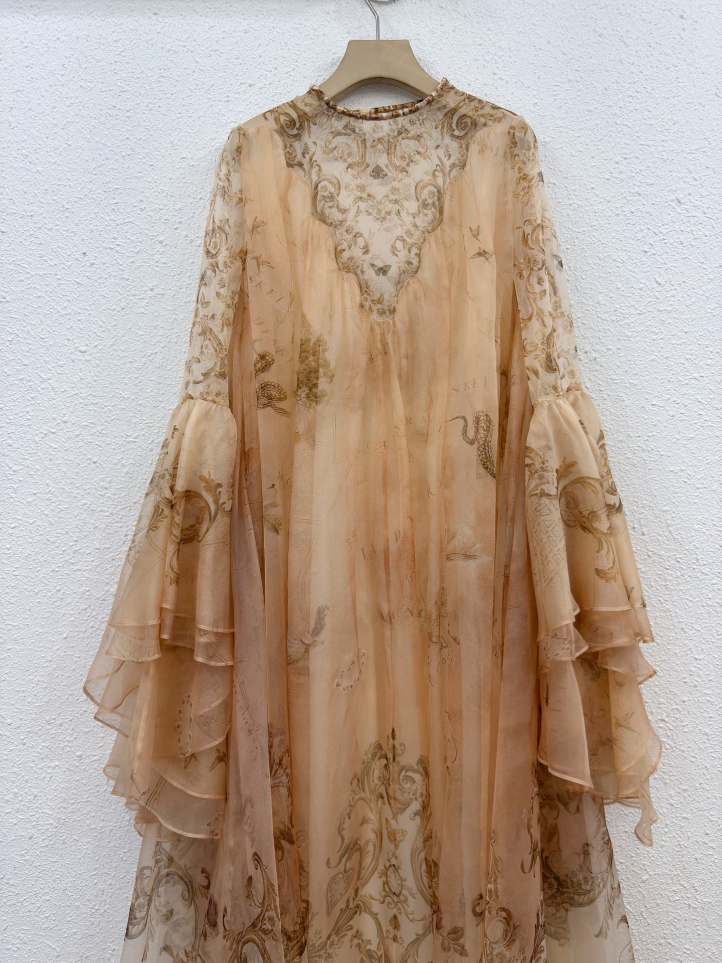 Elegant Silk Gauze Printed Dress - Timeless Style & Luxurious Comfort 5 i1757923227102 1894 0 3