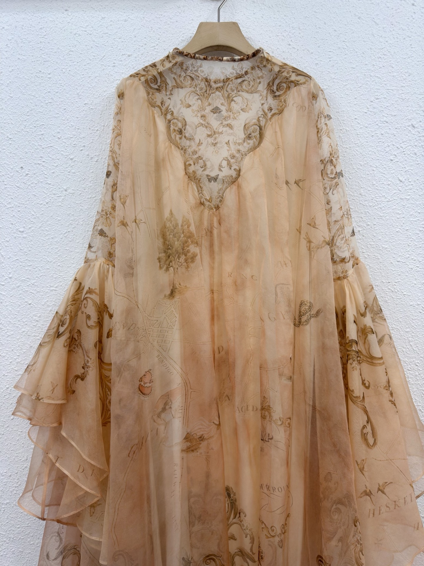 Elegant Silk Gauze Printed Dress - Timeless Style & Luxurious Comfort 11 i1757923227102 4695 0 7