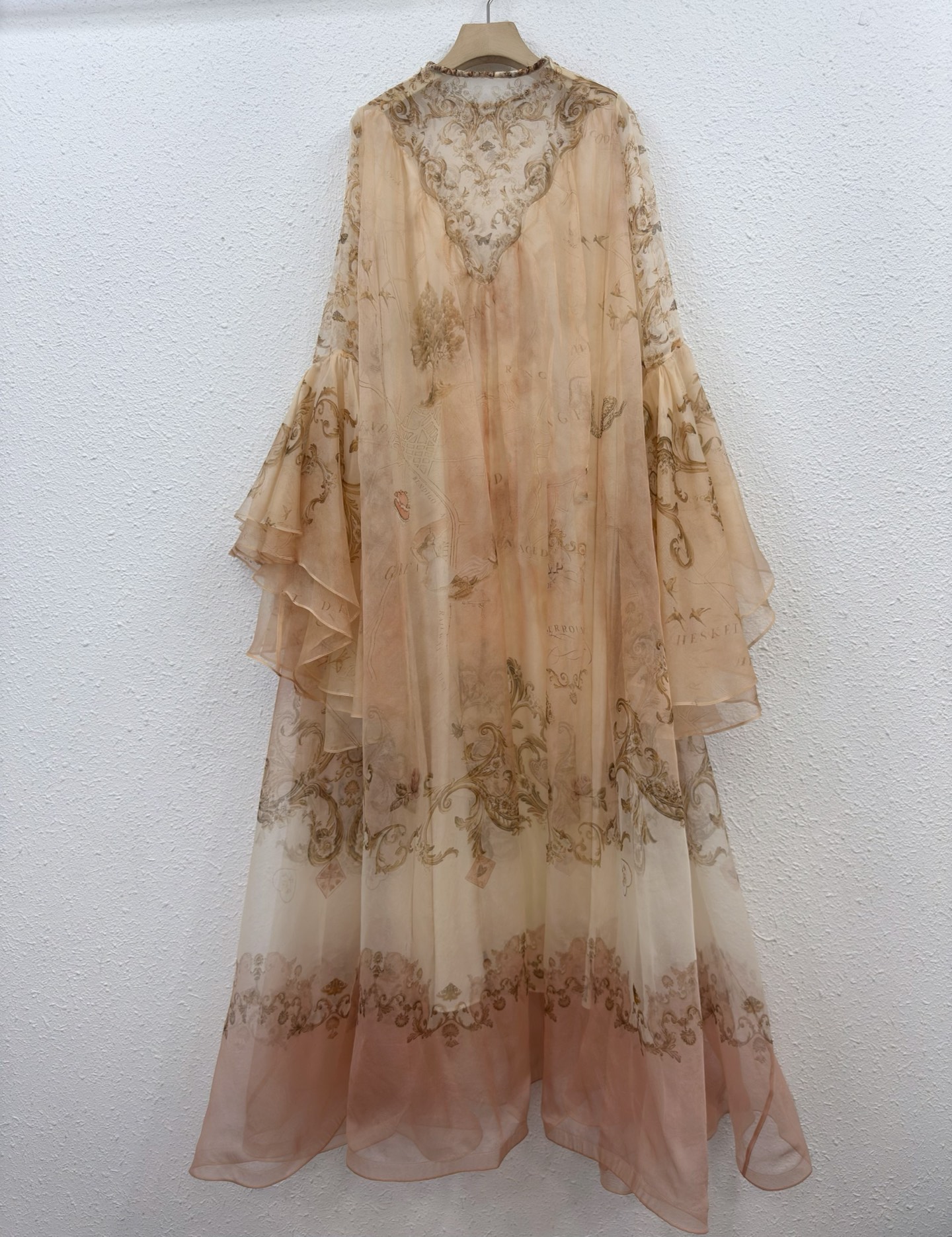 Elegant Silk Gauze Printed Dress - Timeless Style & Luxurious Comfort 4 i1757923249022 4808 0 2