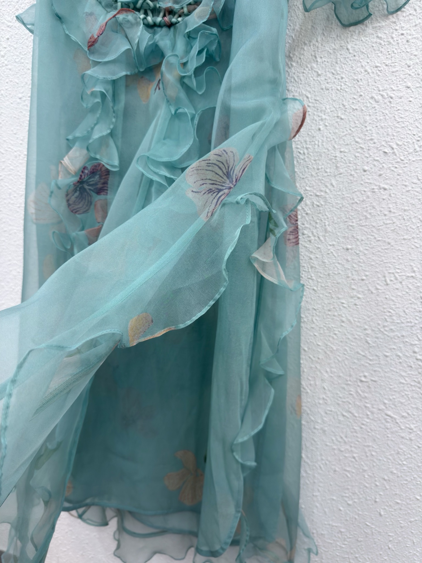 Elegant Backless Silk & Organza Woven Slit Dress - Luxurious & Chic 9 i1761456328736 9428 0 6