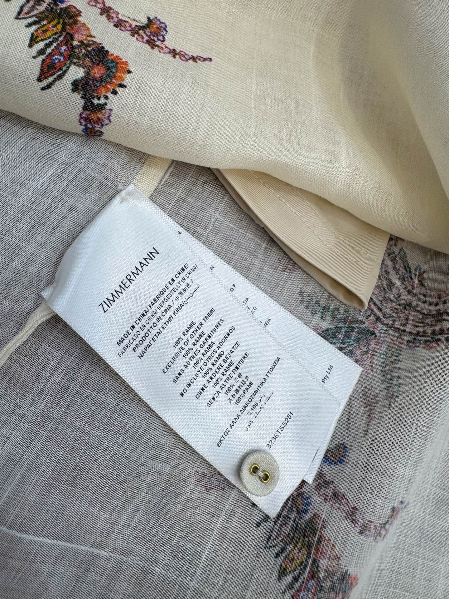 Paisley Print Linen Blend Top & Flared Pants Set - Creamy Bohemian Style 10 i1761967380172 823 0 7