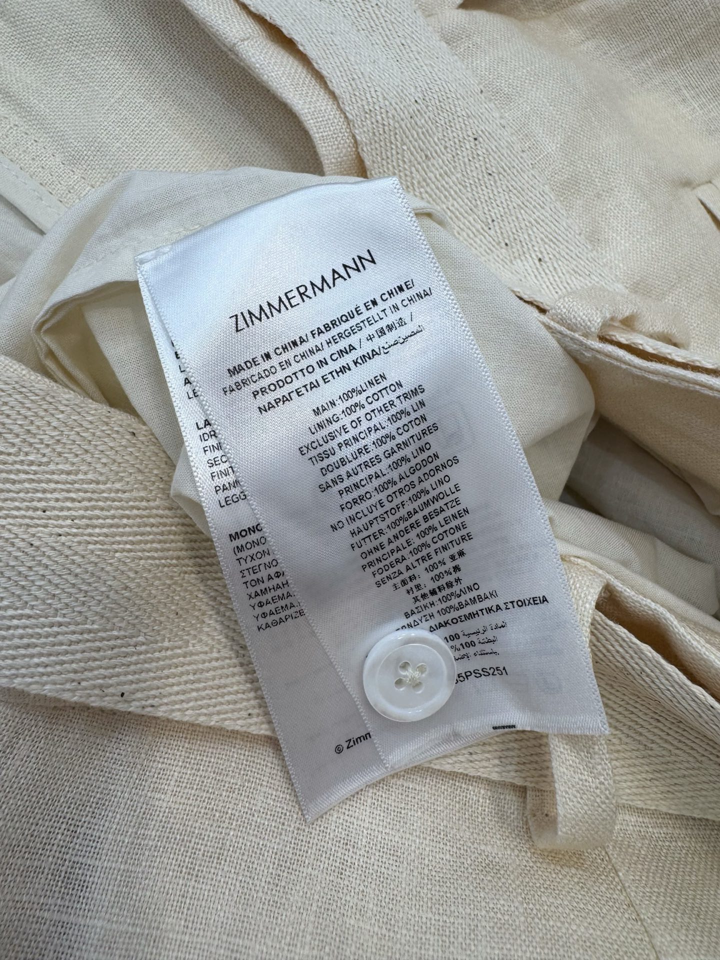 Paisley Print Linen Blend Top & Flared Pants Set - Creamy Bohemian Style 11 i1761967380189 6454 0 8