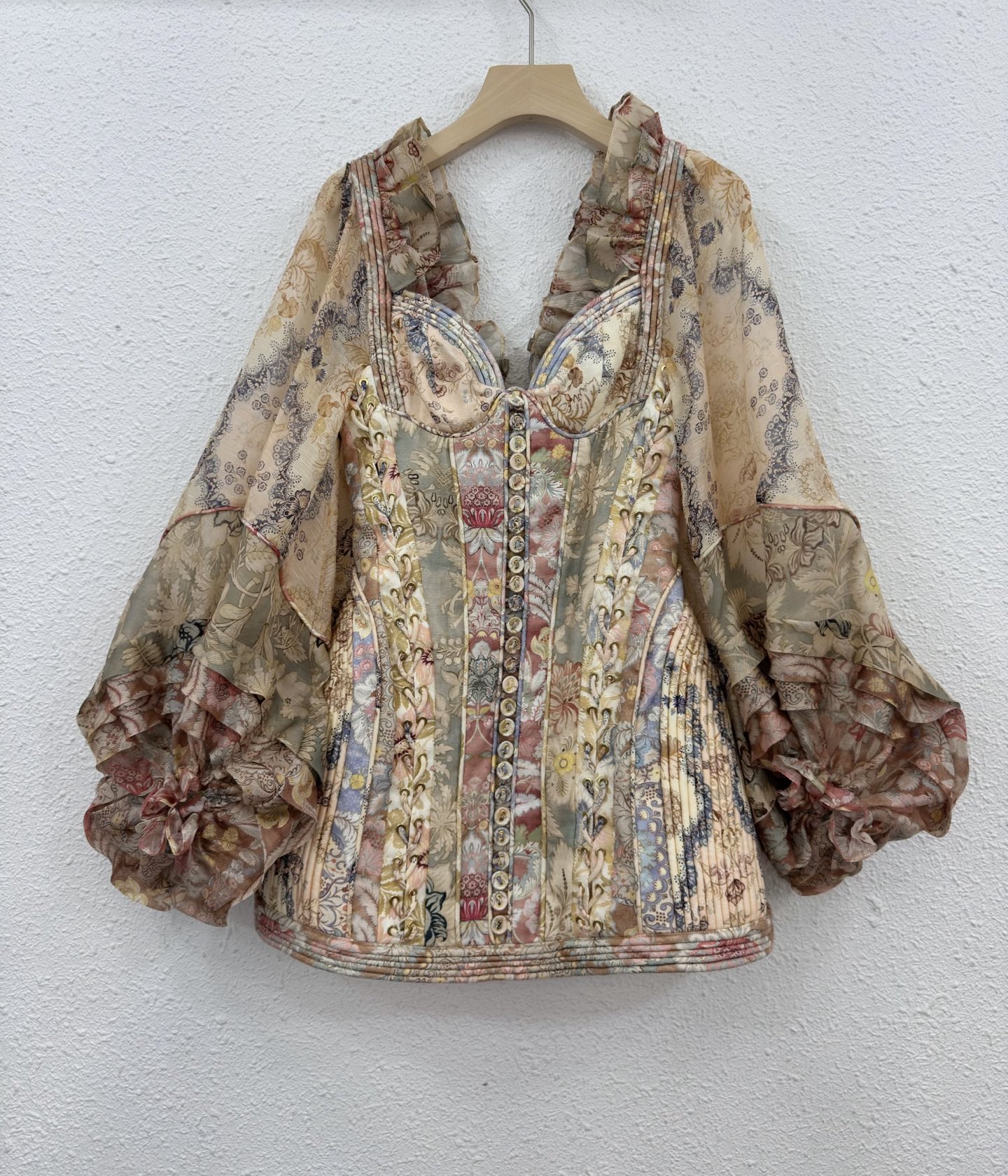 Elegant Linen Silk Blend Printed Dress – Comfortable & Stylish