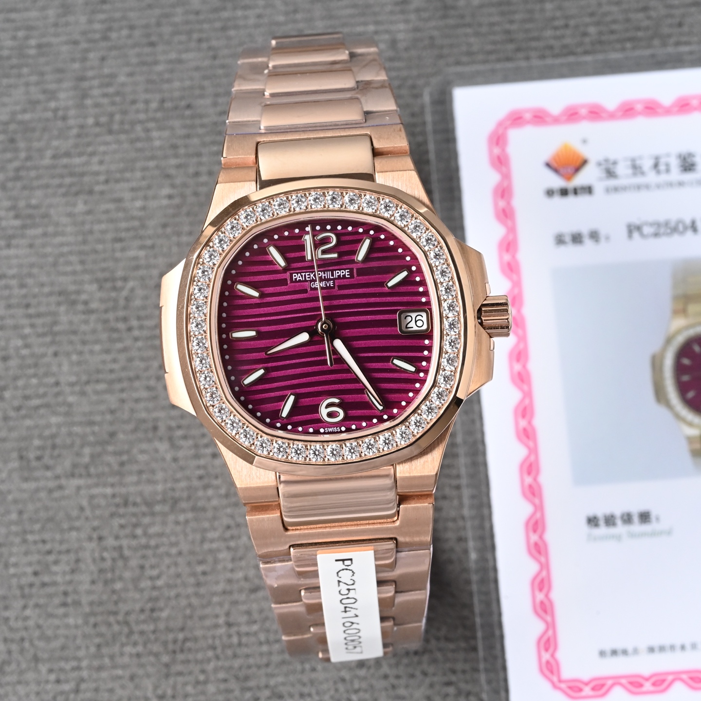 Elegant Beagle Parrot Snail Watch with Real Diamonds and Swiss Movement. - 图片 3