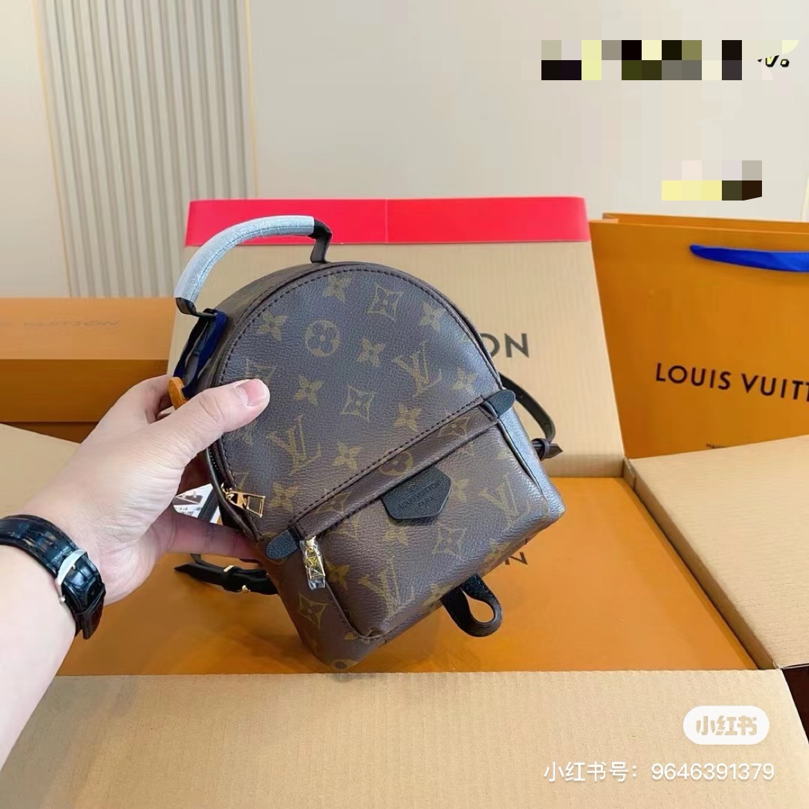 Side view of a premium leather crossbody bag