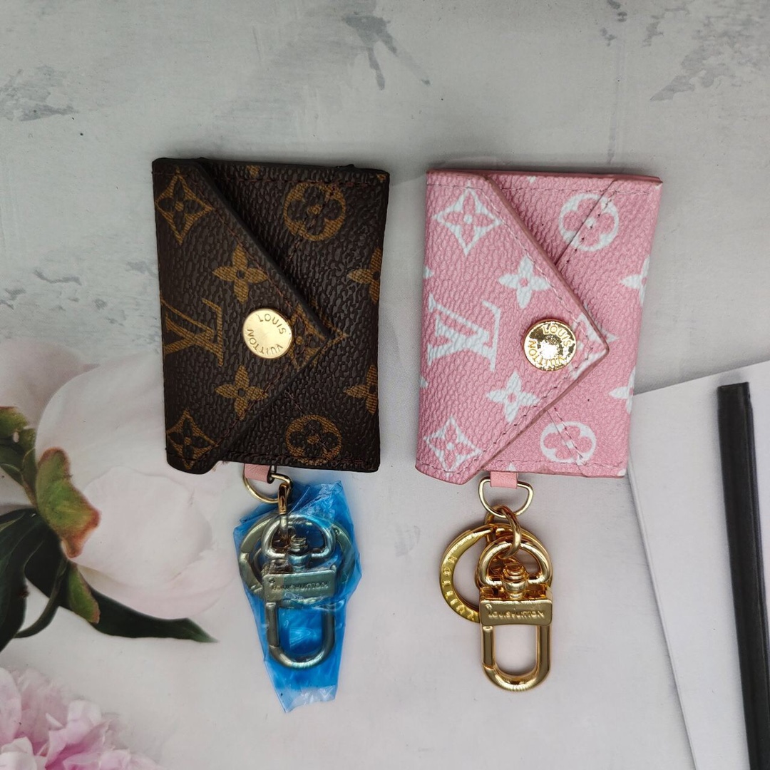 Close-up of mini envelope wallet