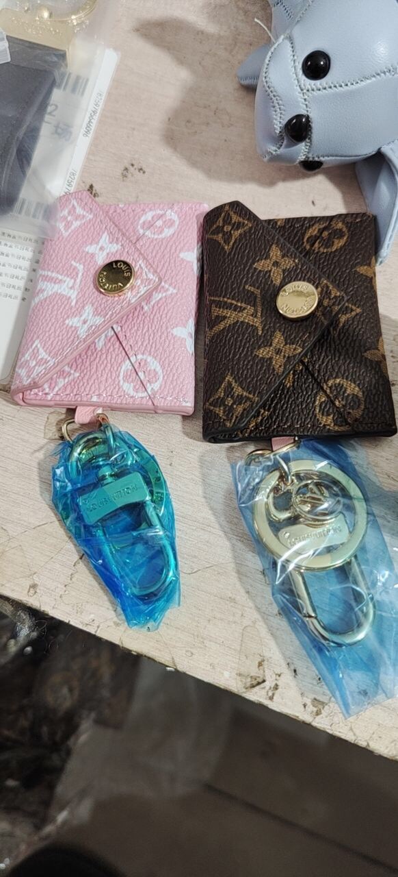 Leather Mini Envelope Wallet - Wallet with accessories Wallet with accessories