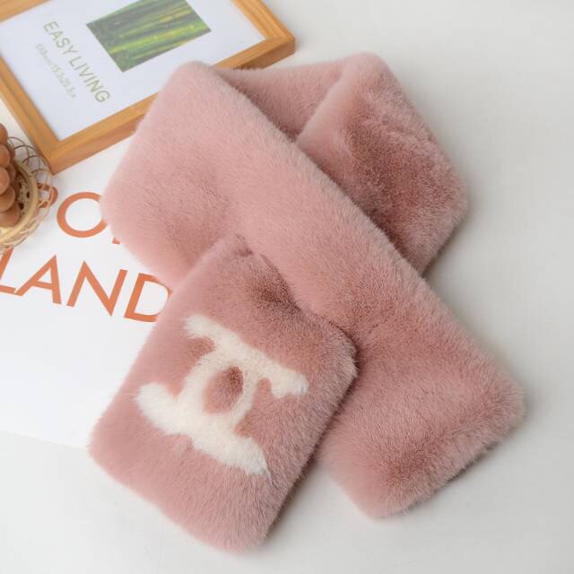 Scarf styled on a handbag