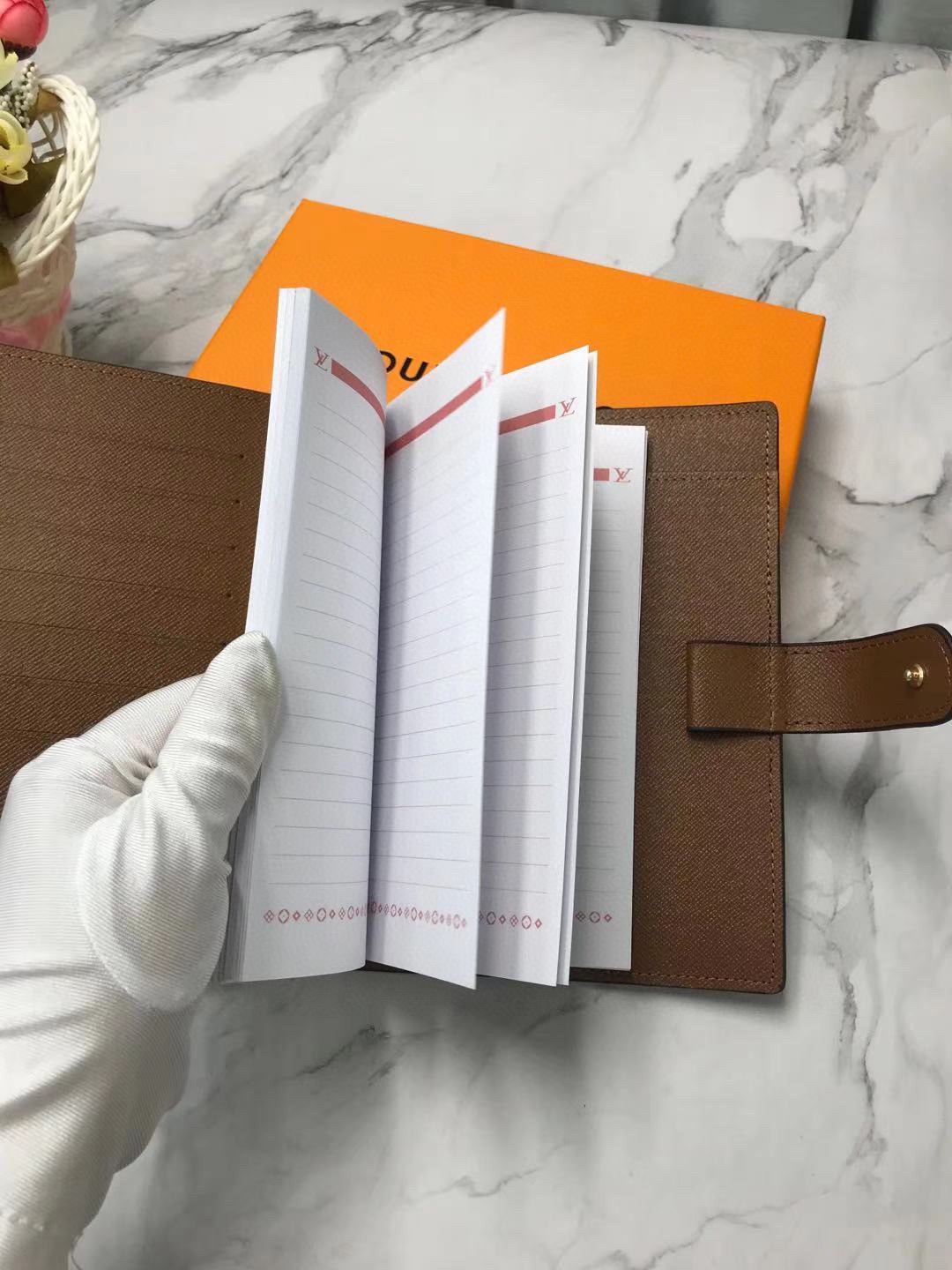 Leather notebook in different color options