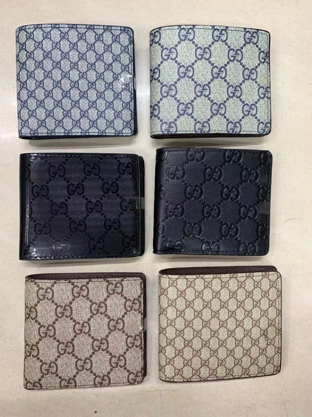 Double-G Leather Wallet front