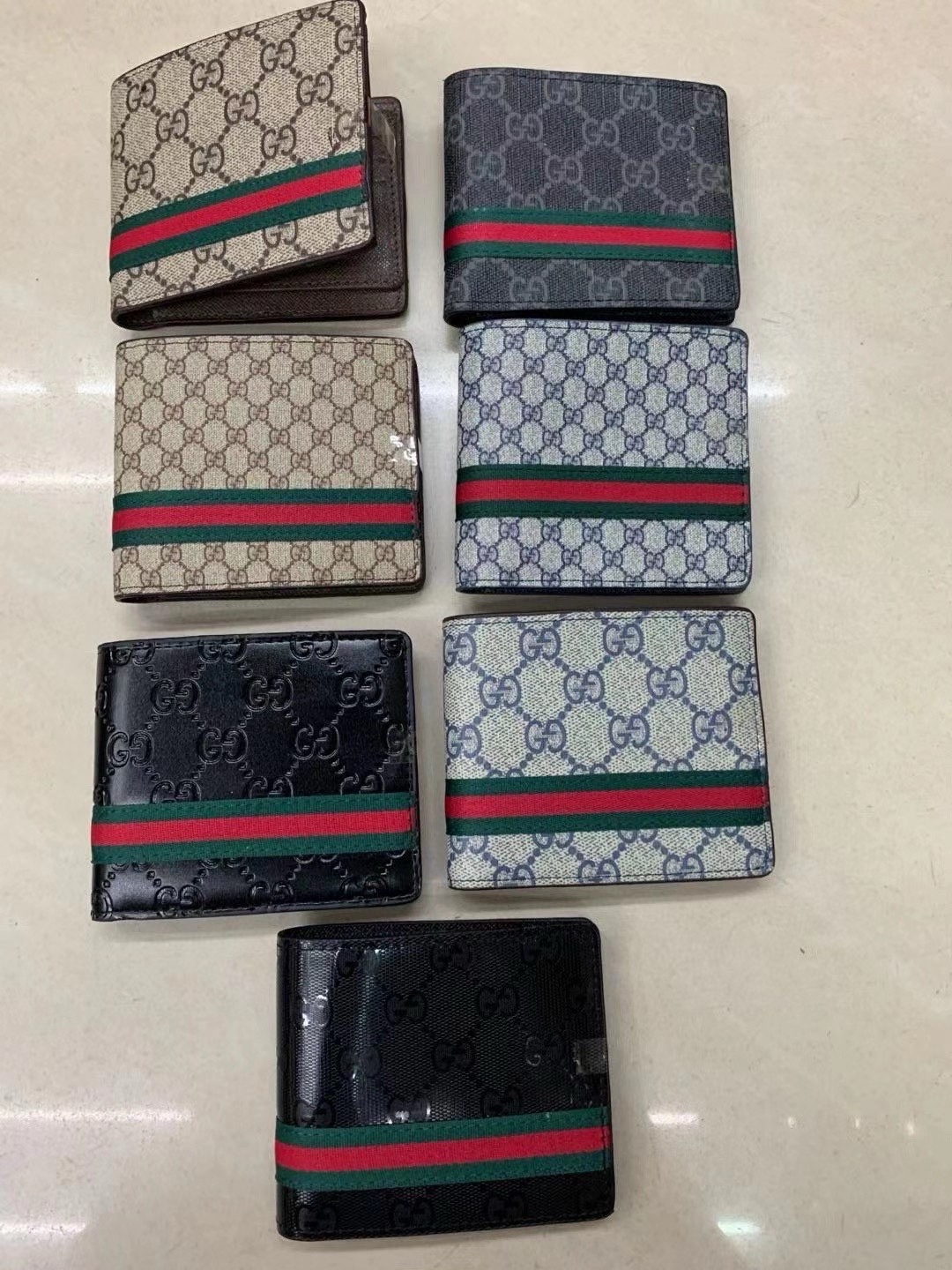 Double G Leather Wallet
