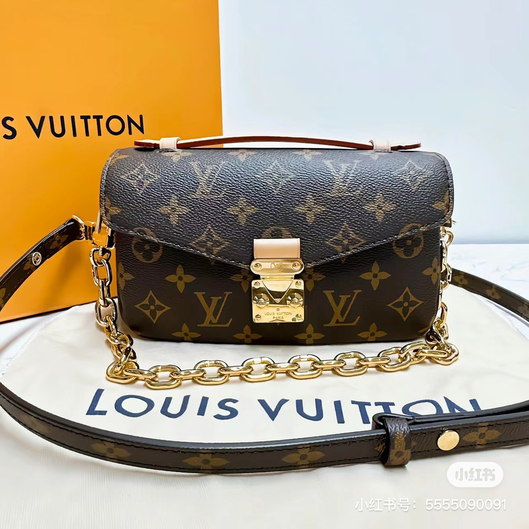 Front view of luxury crossbody bag
