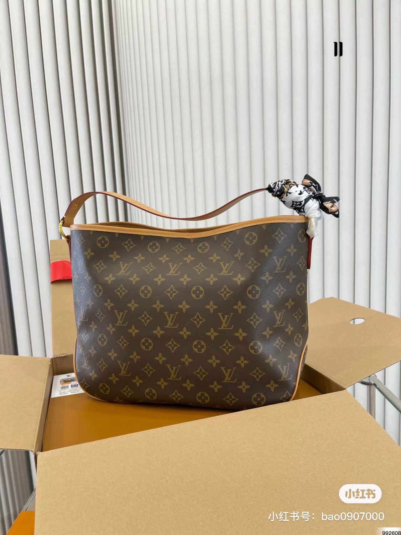 Interior view of a premium leather crossbody bag