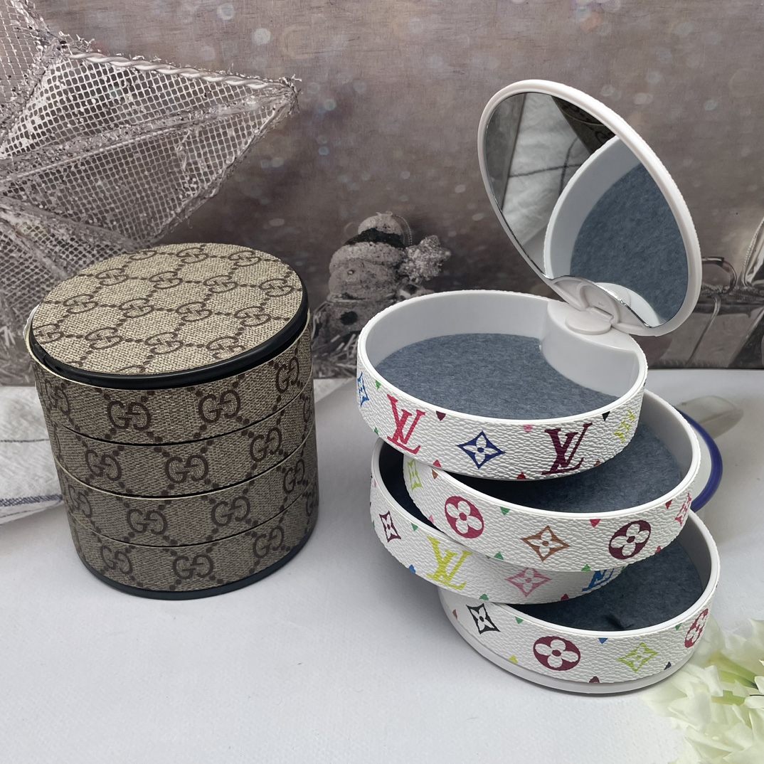 Rotating Cosmetic Organizer - Close-up of Base