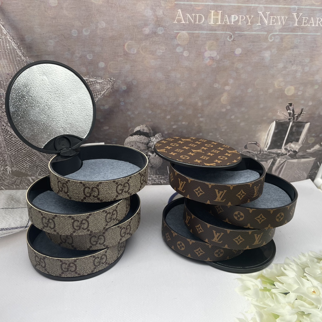 Rotating Cosmetic Organizer - Top View