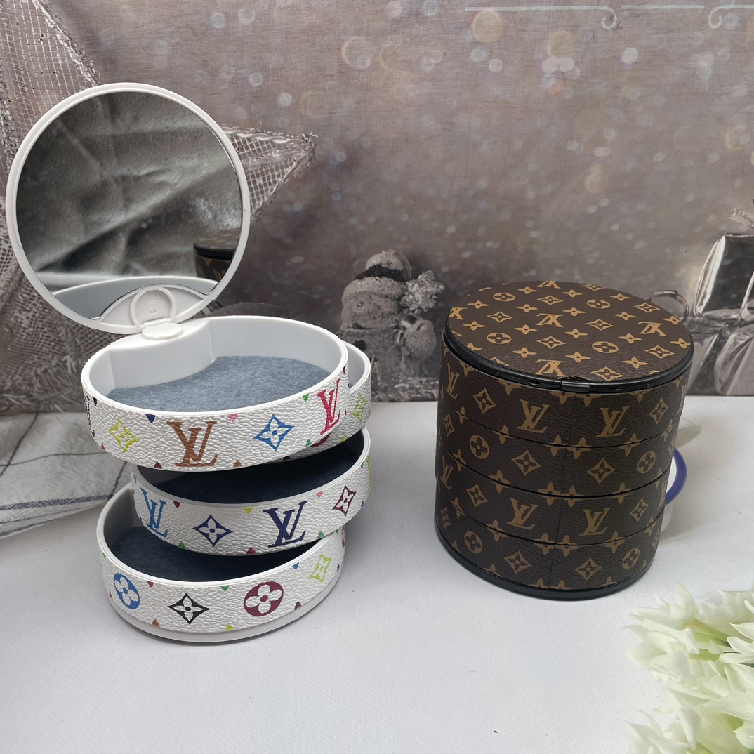 Rotating Cosmetic Organizer - Filled with Makeup