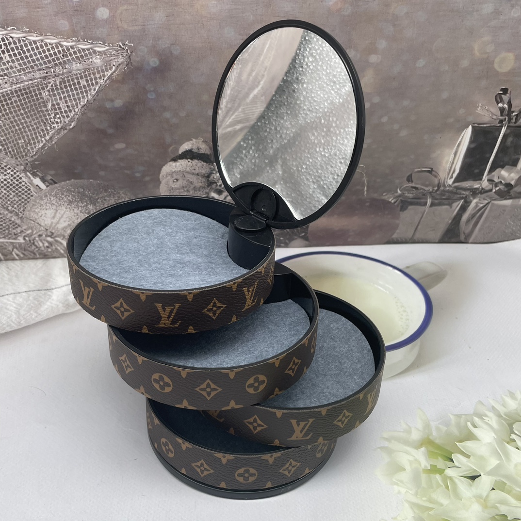 Rotating Cosmetic Organizer - Product in Use