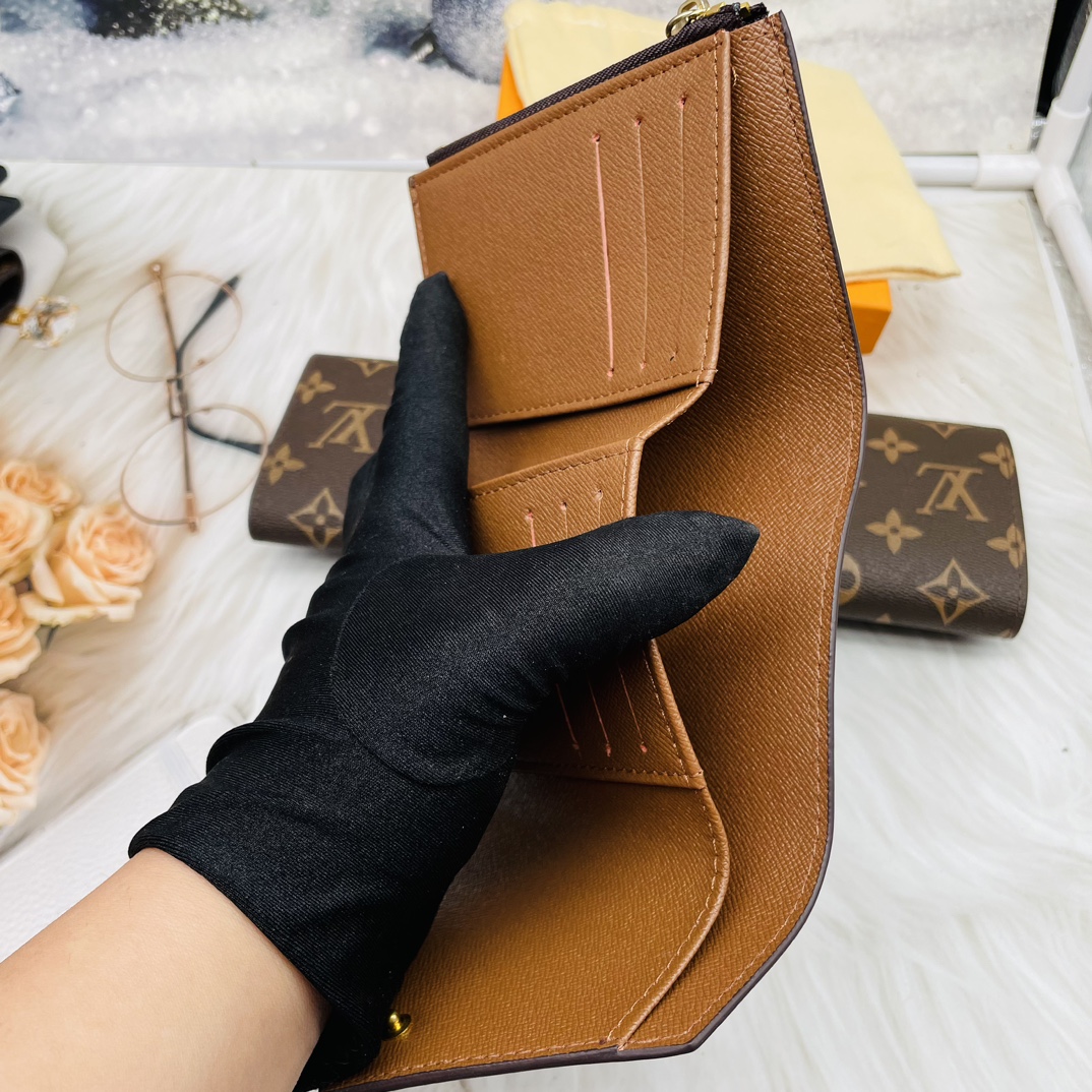 Close-up of leather texture bean wallet