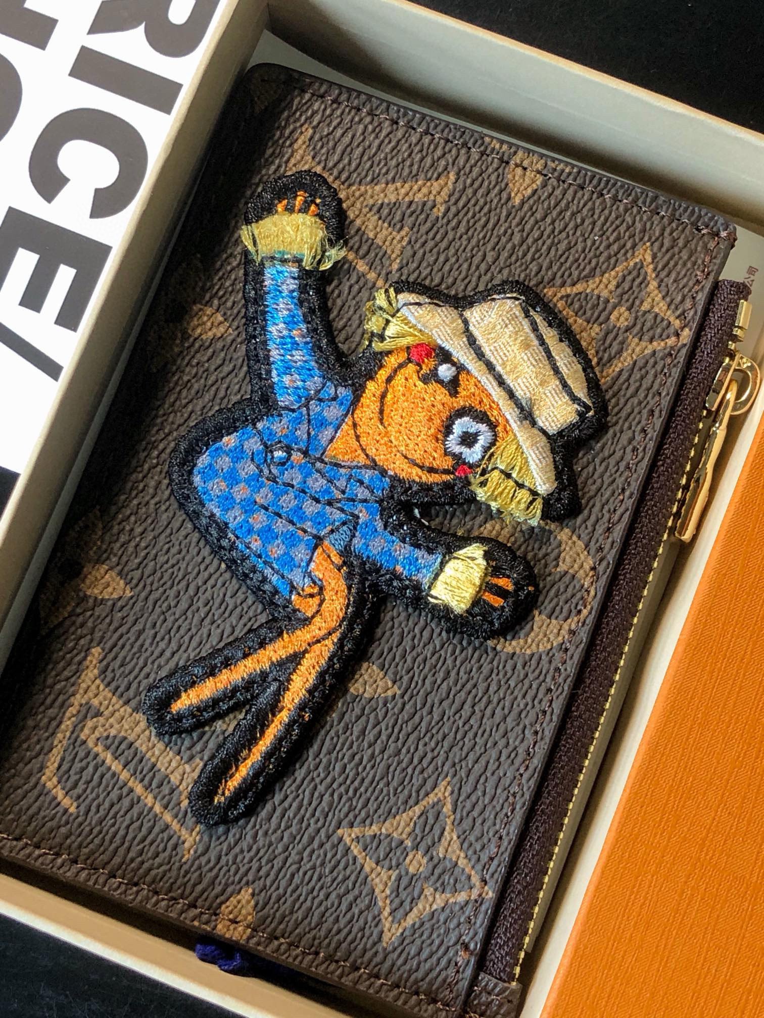 Leather card holder and glasses case combo color options