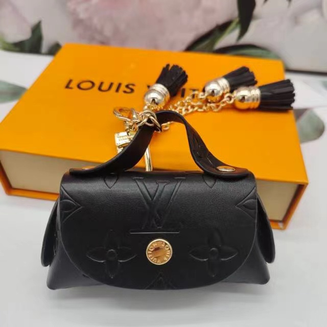 Leather card holder with cards and cash inside