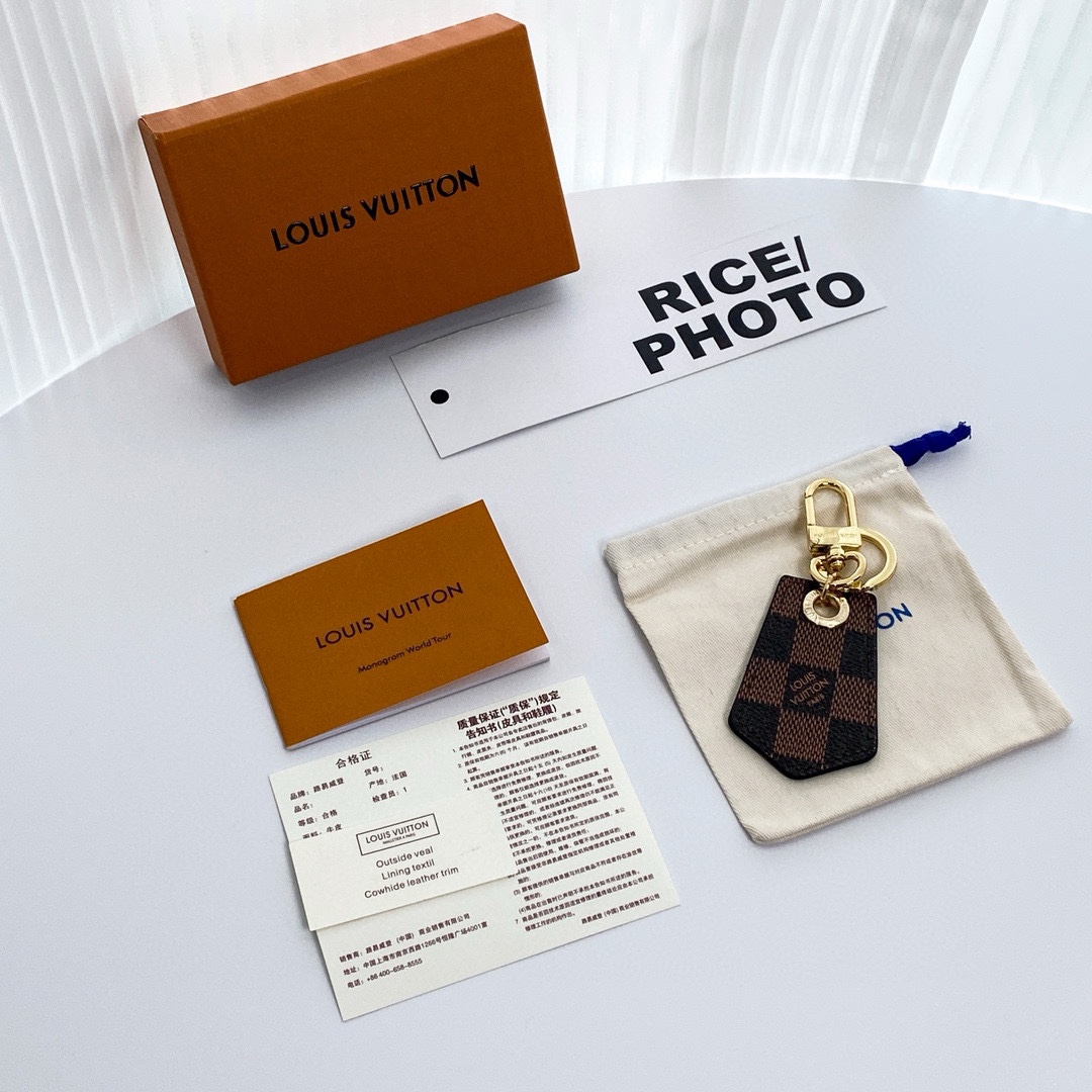 Leather Keychain in hand