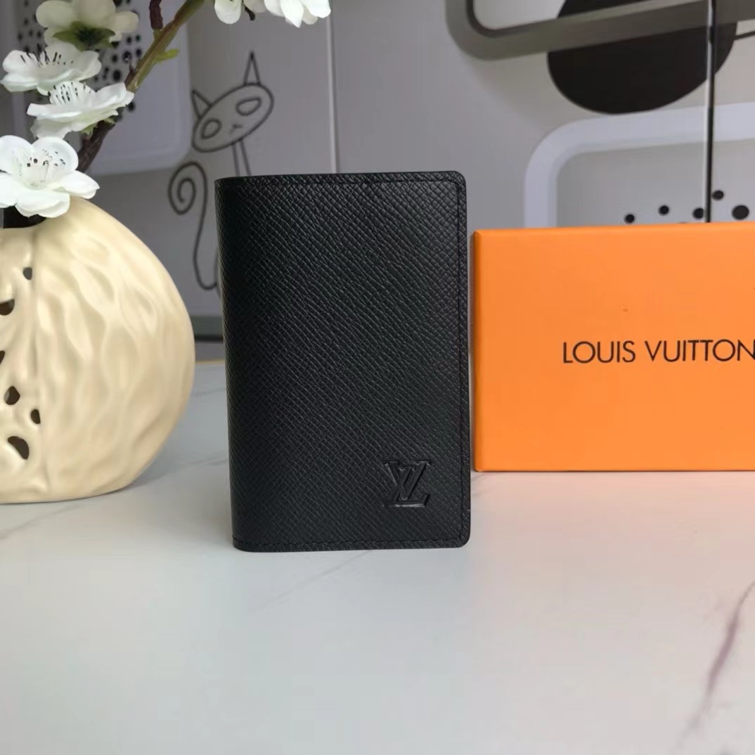Leather glasses case with glasses inside