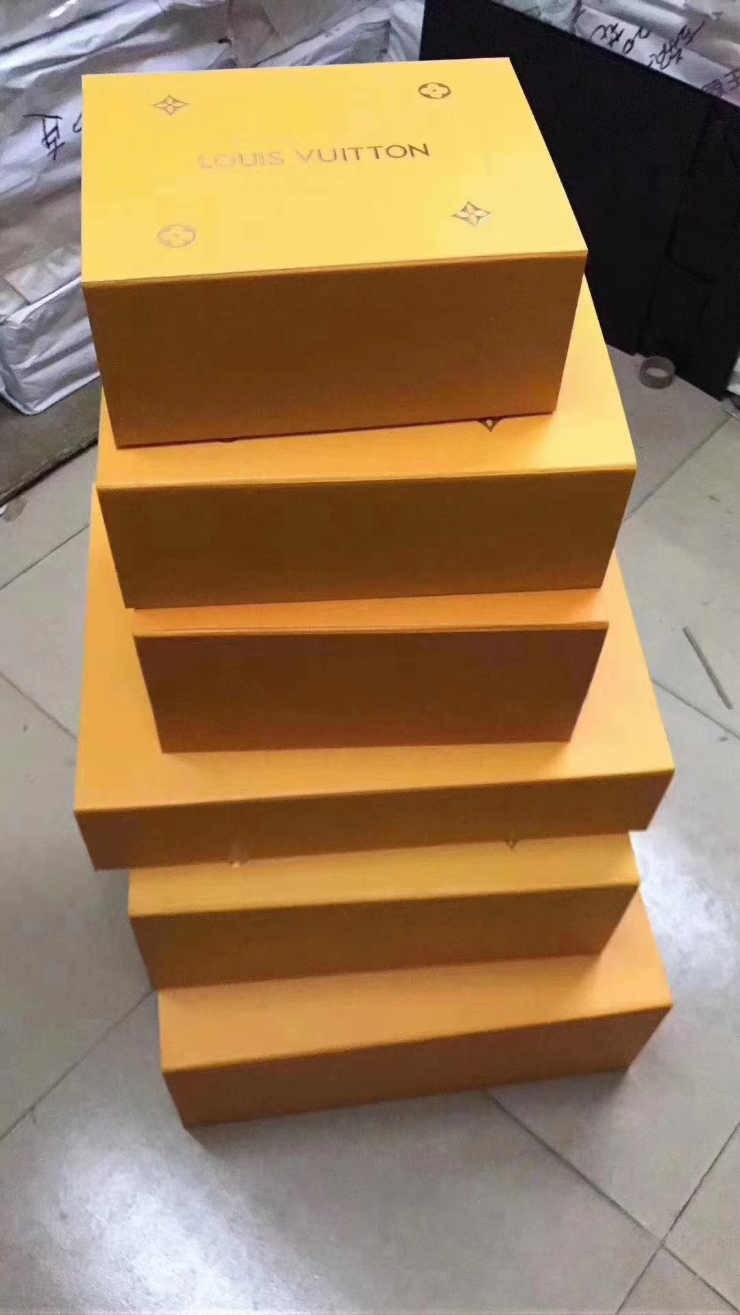 Leather gift box open