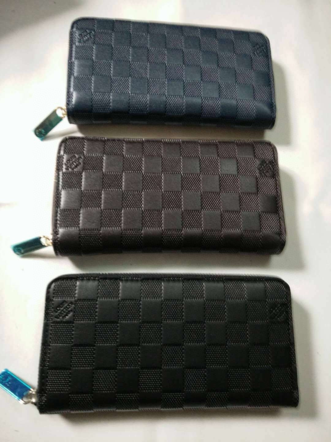 Leather wallet front view