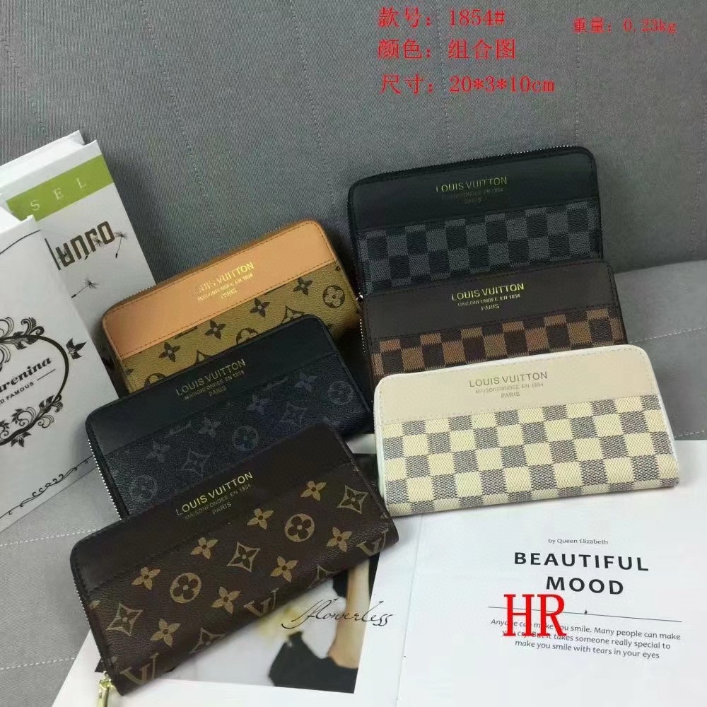 Leather wallet interior with card slots and bill compartment