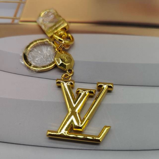 Steel keychain front view
