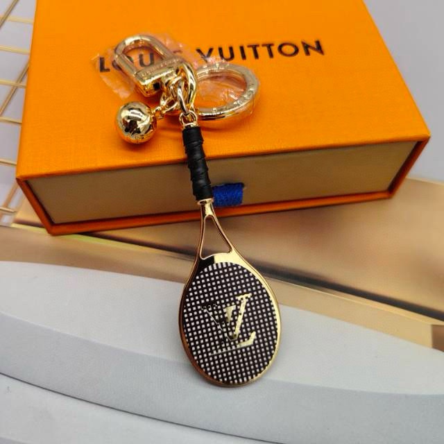 Leather key ring with keys