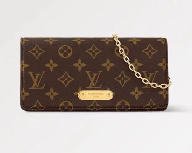 Close-up detail of the leather crossbody bag