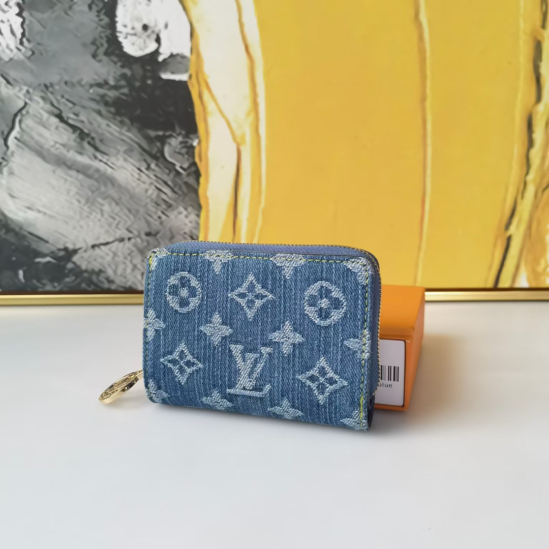 Slim Leather Bifold Wallet Front View