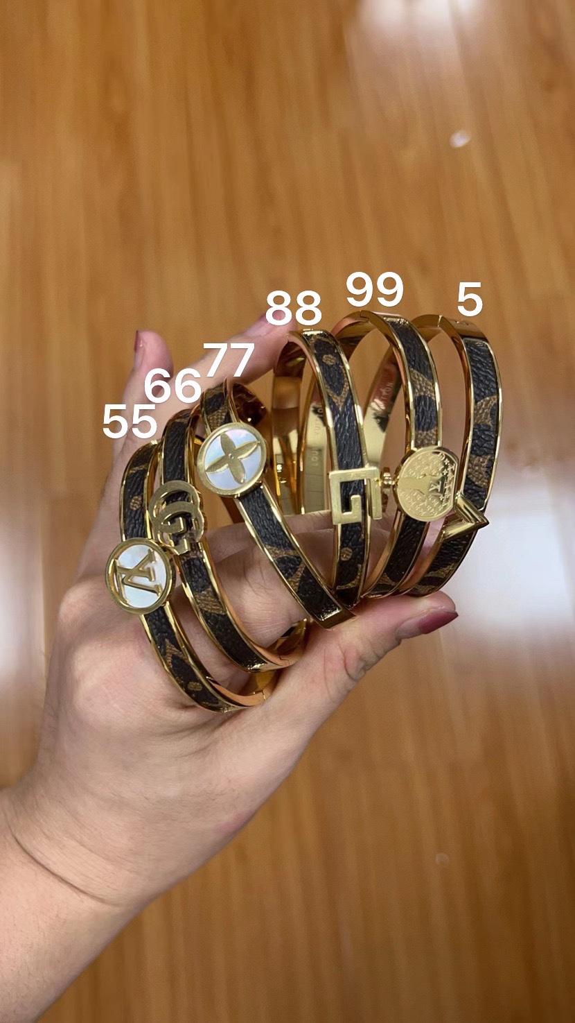 Different styles of earrings