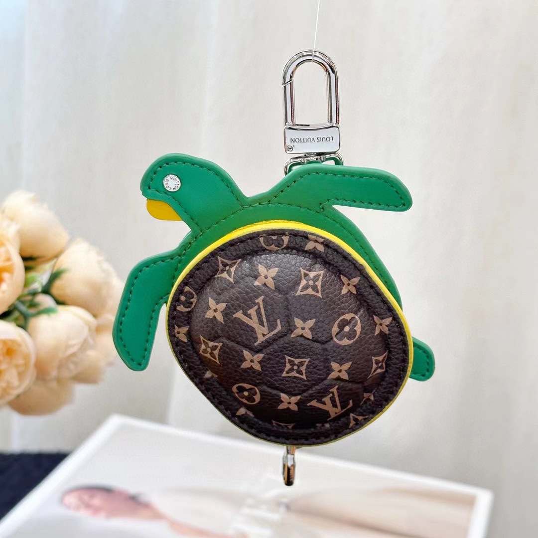Close up of keychain logo