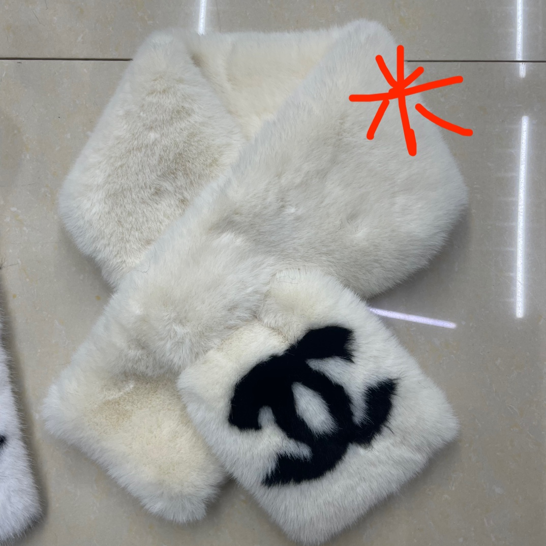 Scarf styled as a neck accessory