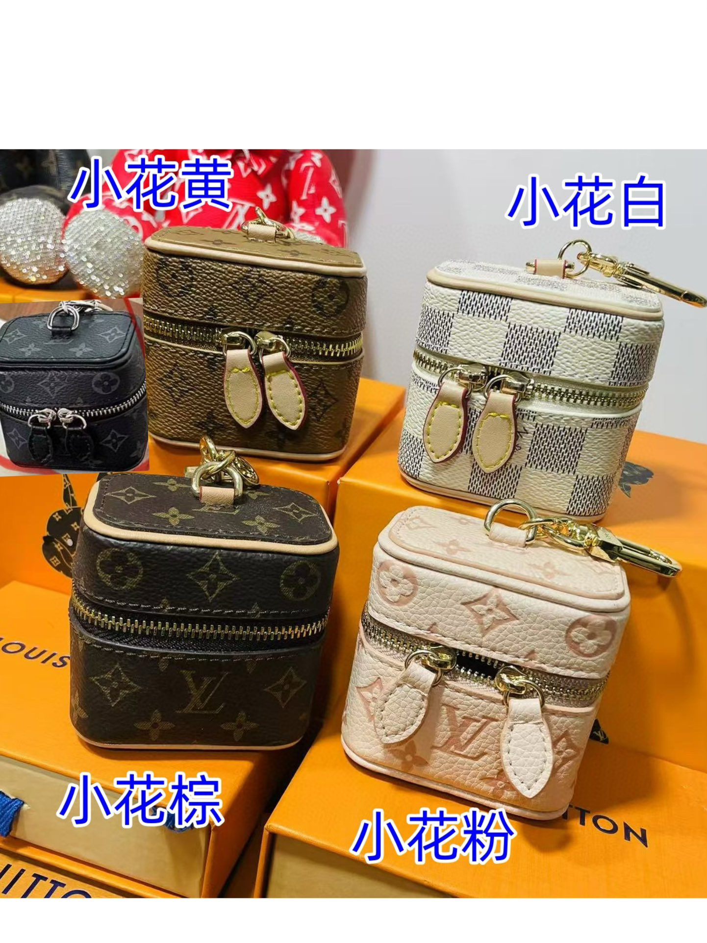 Vintage Pattern Mini Handbag Front View