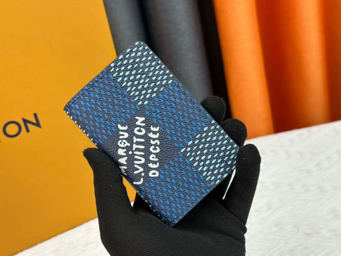 Luxury Leather Card Holder - In Use