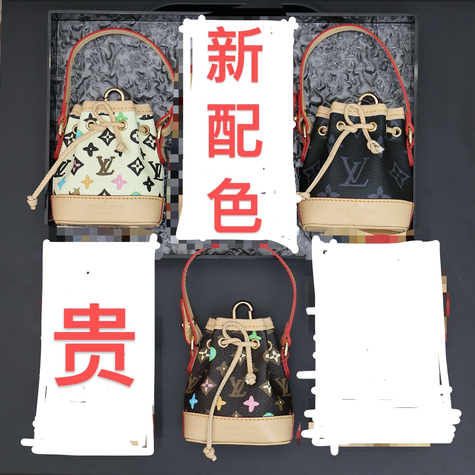 Luxury mini handbag, front view, close up