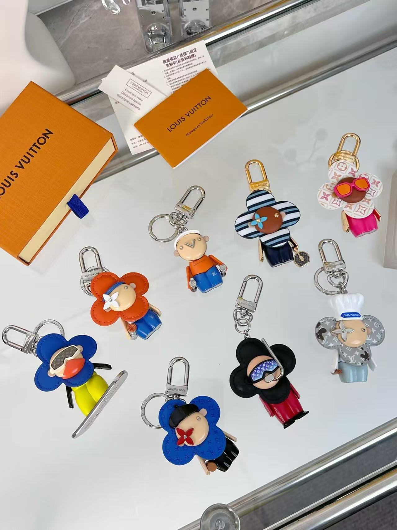 Multiple Sunflower Keychains