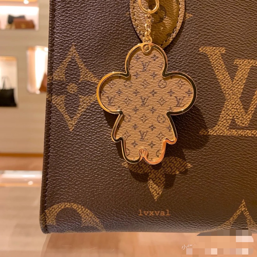 Close up detail of keychain's texture
