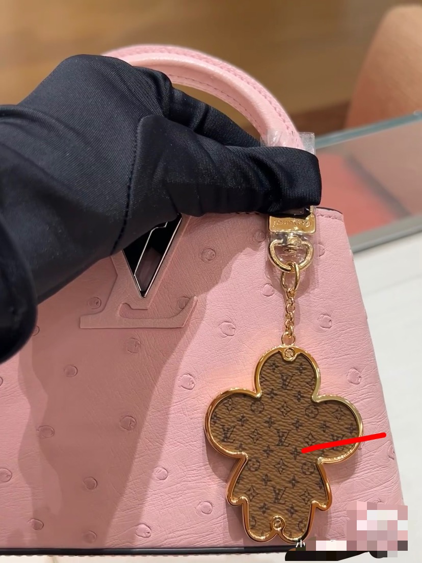 Several micro keychains in a group