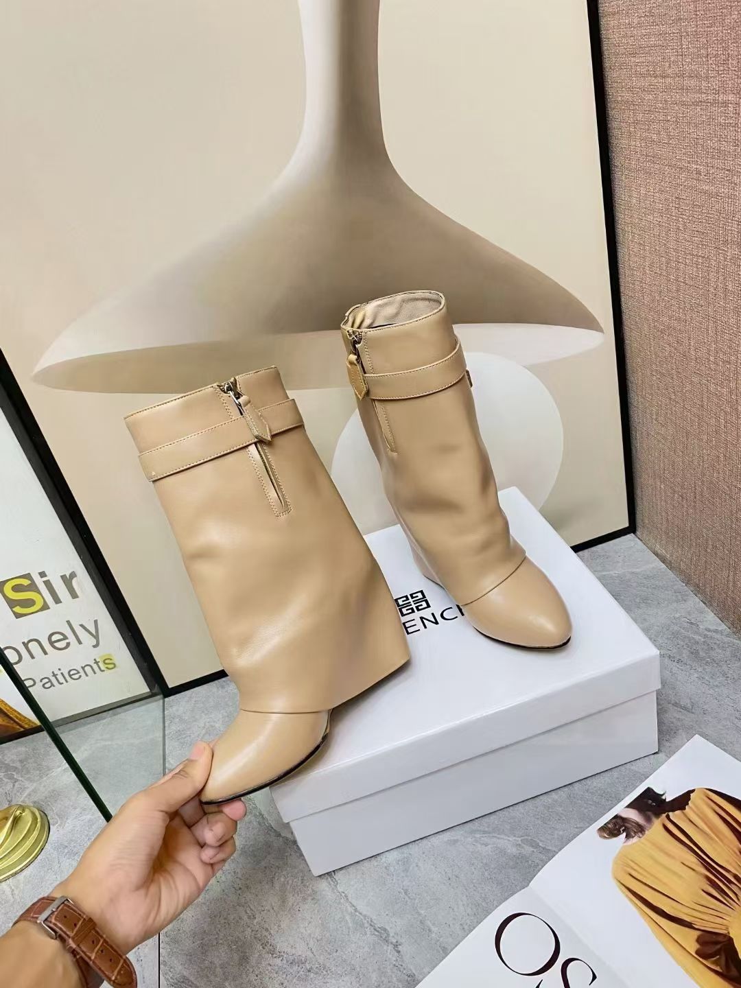 Givenchy Shark Lock Pant Boots