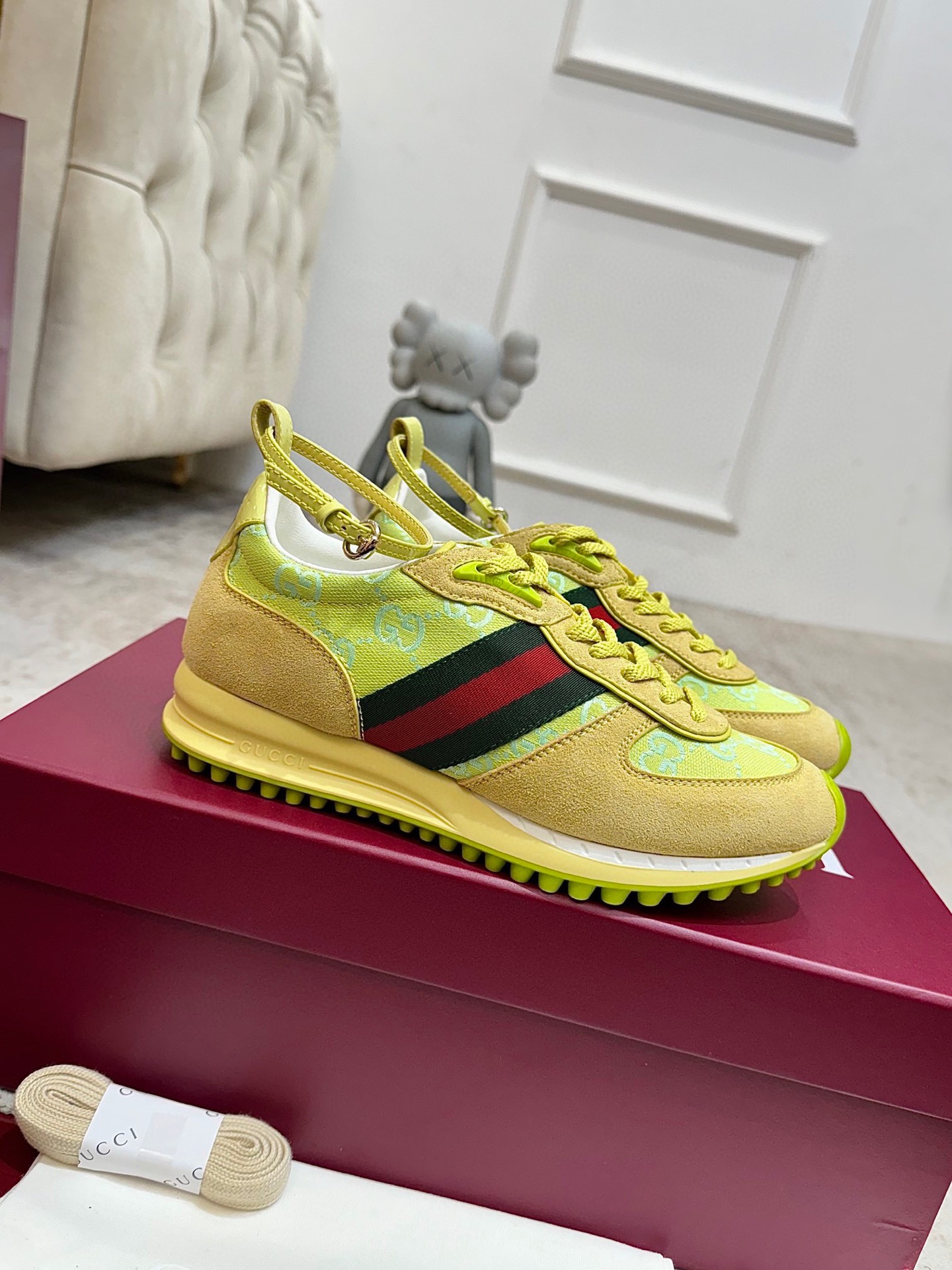 NO:409950,Women's size 35-41, men's size 39-45, women's 41 men's 45, custom-made non-returning Gucc*2025 new Re-Motio series Forrest Gump sneakers, original 1-to-1 replica, this sneaker can be worn for two, removable and adjustable ankle straps, light and flexible outsole has been specially treated, full of a rich retro style #waffle shoes #casual sneakers to keep up with the trend #gucci sneakers, casual shoes/sports shoes, gucci, sneakers19860909女码35-41码,男码39-45,女41男45,定做不退换 Gucc*2025新款Re-Motio系列阿甘运动鞋,原版1比1复刻,这款运动鞋可两穿哦,可拆卸可调节踝部绑带,轻盈且灵活的外底经过特殊处理,洋溢着浓郁的复古风情#华夫鞋 #跟上潮流的休闲运动鞋 #gucci运动鞋,休闲鞋/运动鞋,gucci,sneakers,Women's Shoes