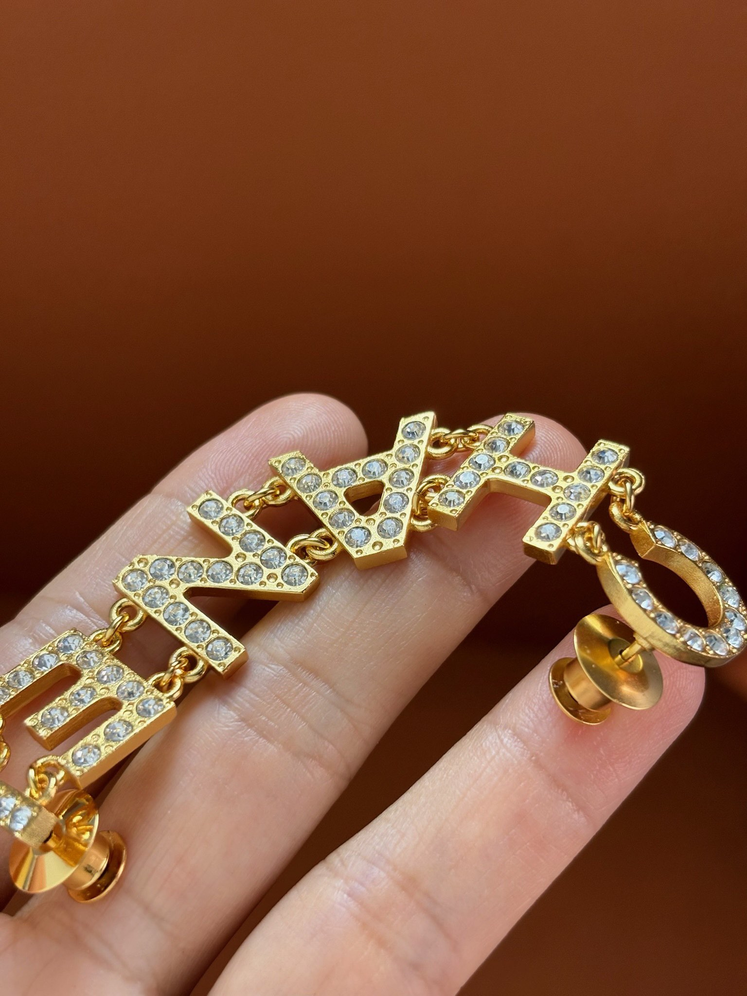 Chanel Letter Brooch Pin with Rhinestones | Luxury Jewelry 6 i1729424126 1167 6