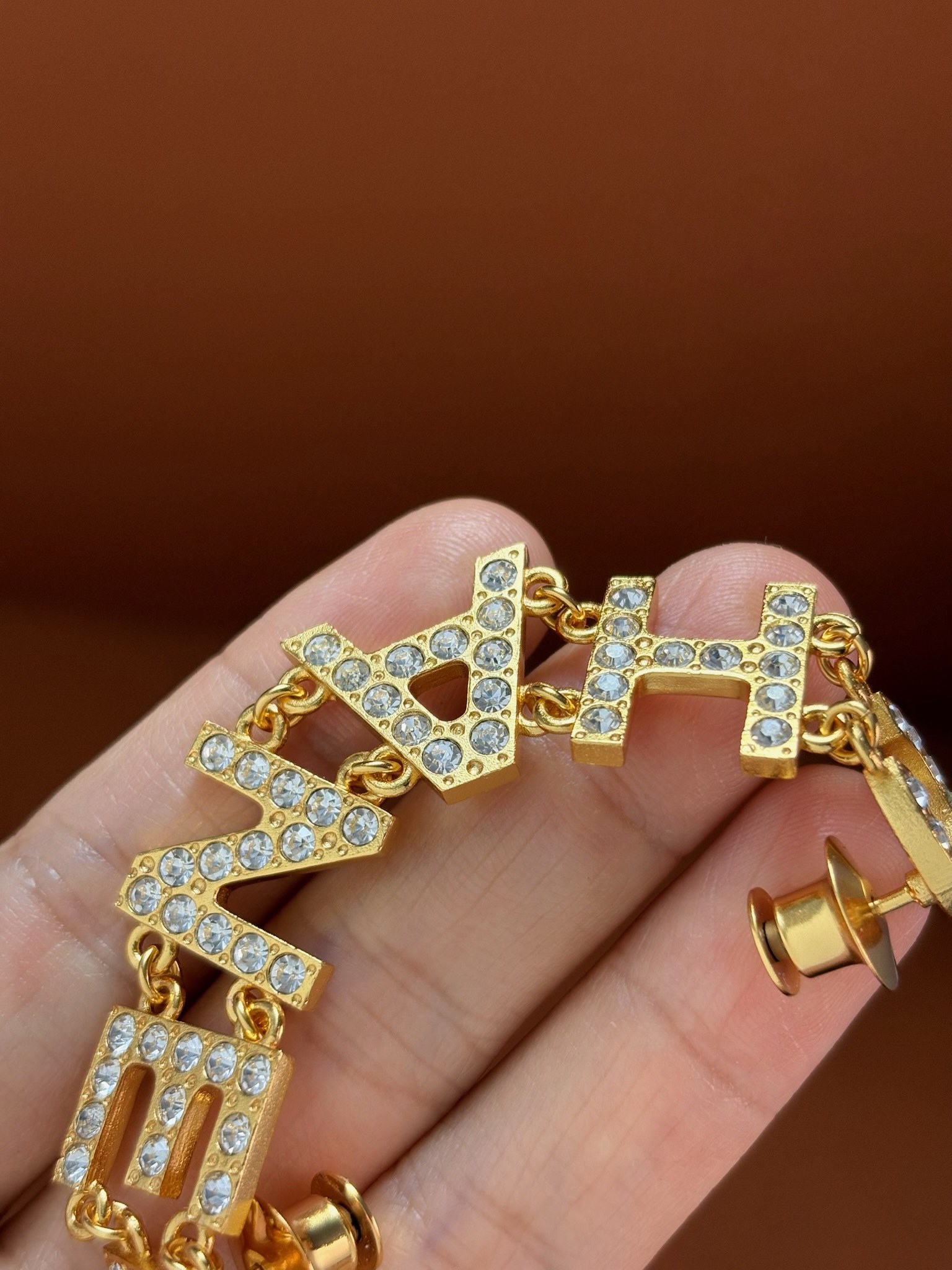 Chanel Letter Brooch Pin with Rhinestones | Luxury Jewelry 7 i1729424126 5968 3