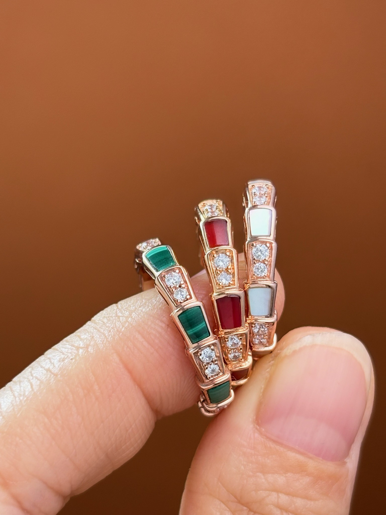 BV Serpenti Viper S925 Silver Ring with Gemstones and Diamond Accents 7 i1731222405 6341 7